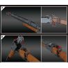 MouldKing 14016 Mould King 14016 non  SÚNG NGẮN HAI NÒNG bộ đồ chơi xếp lắp ráp ghép mô hình Gun DOUBLE-BARRELED SHOTGUN 1015 khối