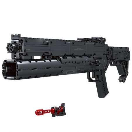 MouldKing 14014 Mould King 14014 non  SÚNG LỰU ĐẠN bộ đồ chơi xếp lắp ráp ghép mô hình Gun GRENADE GUN 1333 khối