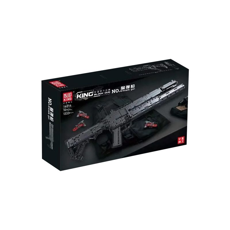 MouldKing 14014 Mould King 14014 non  SÚNG LỰU ĐẠN bộ đồ chơi xếp lắp ráp ghép mô hình Gun GRENADE GUN 1333 khối