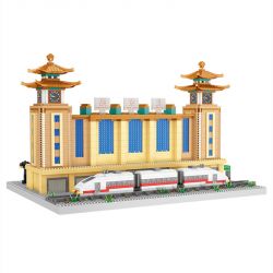 FUN IMAGINATION LZ8214 8214 non  GA XE LỬA BẮC KINH bộ đồ chơi xếp lắp ráp ghép mô hình Buildings 3569 khối