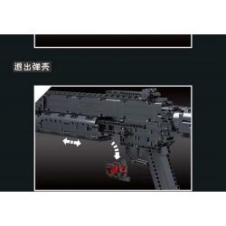 MouldKing 14014 Mould King 14014 non  SÚNG LỰU ĐẠN bộ đồ chơi xếp lắp ráp ghép mô hình Gun GRENADE GUN 1333 khối