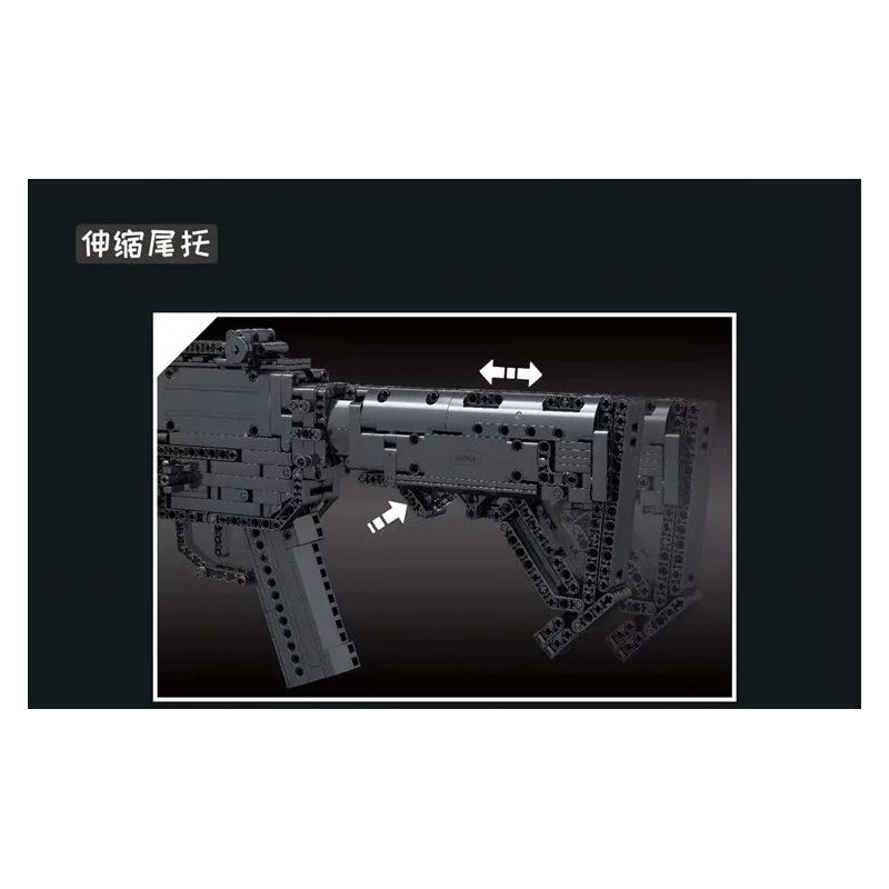 MouldKing 14014 Mould King 14014 non  SÚNG LỰU ĐẠN bộ đồ chơi xếp lắp ráp ghép mô hình Gun GRENADE GUN 1333 khối