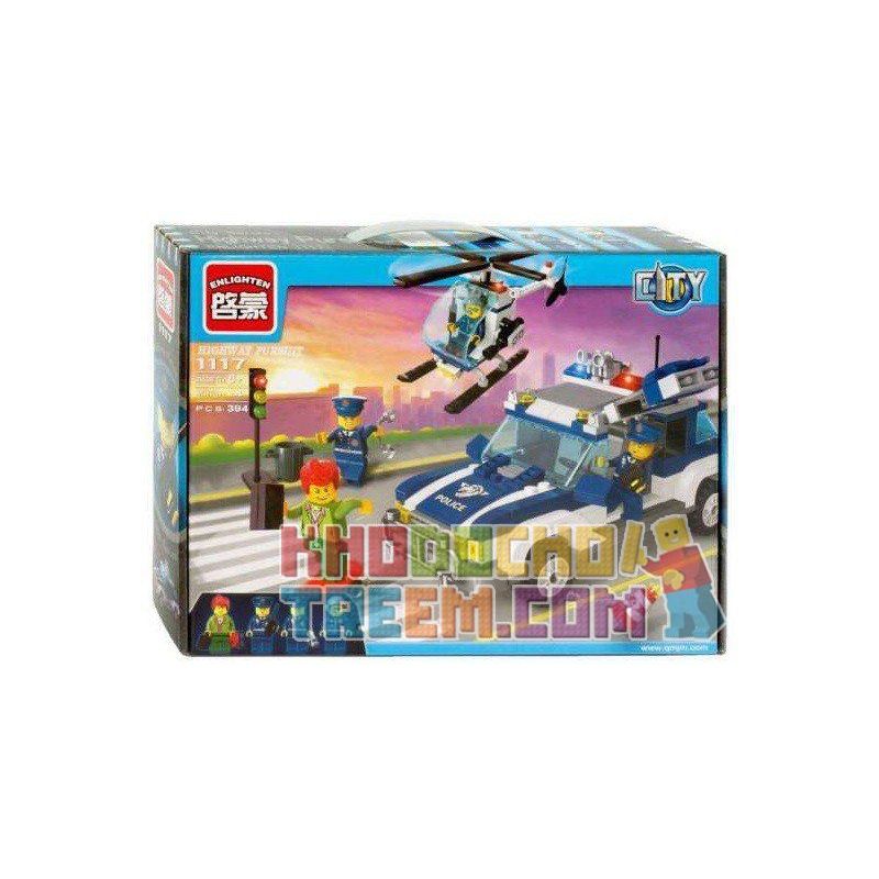 Enlighten Qman 1117 Xếp hình kiểu LEGO City Highway Pursuit Cảnh Sát Phối Hợp Truy Bắt Tội Phạm 394 khối Enlighten Qman 1117 Xếp hình kiểu LEGO City Highway Pursuit Cảnh Sát Phối Hợp Truy Bắt Tội Phạm 394 khối