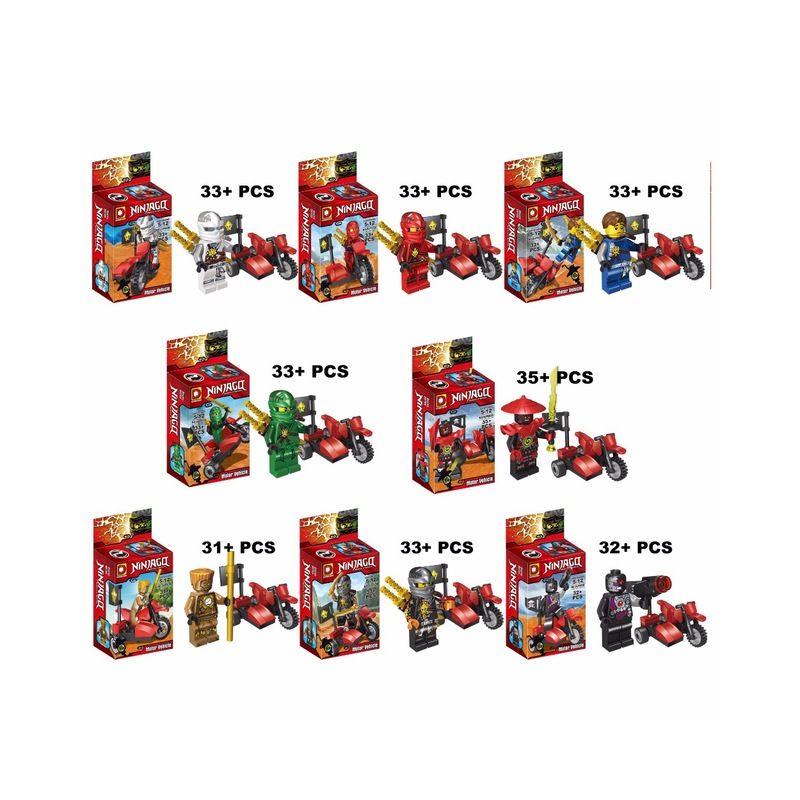 DUO LE PIN DLP9028 9028 non Lego PHANTOM NINJA. bộ đồ chơi xếp lắp ráp ghép mô hình The Lego Ninjago Movie Ninja Lốc Xoáy