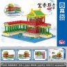 FUN IMAGINATION LZ8209 8209 non  CUNG ĐIỆN MÙA HÈ CŨ YICHUN HALL PAVILION bộ đồ chơi xếp lắp ráp ghép mô hình Buildings 3326 khối