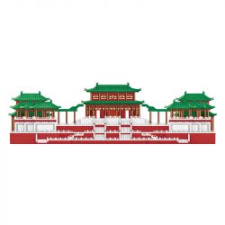 FUN IMAGINATION LZ8203 8203 non  CUNG ĐIỆN ĐẠI MINH bộ đồ chơi xếp lắp ráp ghép mô hình Buildings 8109 khối