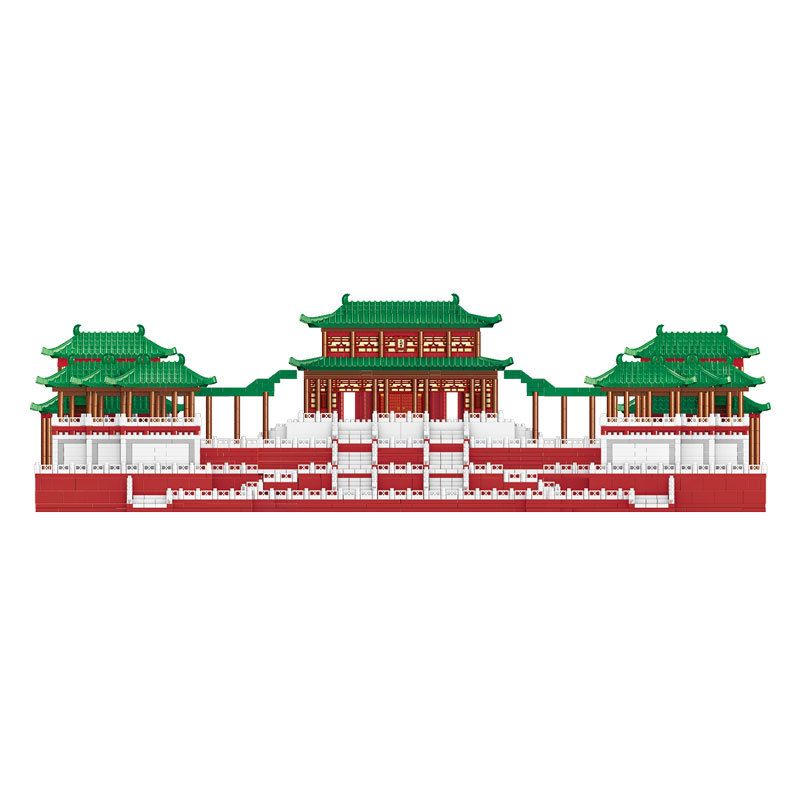 FUN IMAGINATION LZ8203 8203 non  CUNG ĐIỆN ĐẠI MINH bộ đồ chơi xếp lắp ráp ghép mô hình Buildings 8109 khối