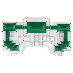 FUN IMAGINATION LZ8203 8203 non  CUNG ĐIỆN ĐẠI MINH bộ đồ chơi xếp lắp ráp ghép mô hình Buildings 8109 khối