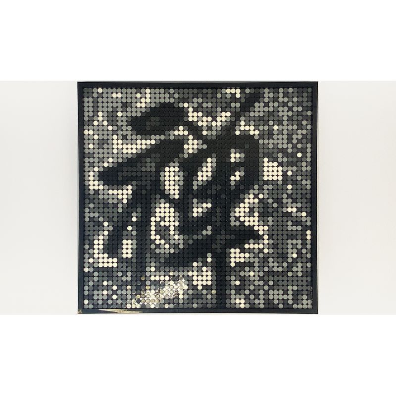 GOBRICKS GP01 non  NGHỆ THUẬT PIXEL VỚI KHẢ NĂNG VÔ HẠN bộ đồ chơi xếp lắp ráp ghép mô hình Art BRICK ART 2912 khối