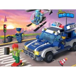 QMAN ENLIGHTEN KEEPPLEY 1117 non  CẢNH SÁT PHỐI HỢP TRUY BẮT TỘI PHẠM bộ đồ chơi xếp lắp ráp ghép mô hình City HIGHWAY PURSUIT Thành Phố 394 khối QMAN ENLIGHTEN KEEPPLEY 1117 non  CẢNH SÁT PHỐI HỢP TRUY BẮT TỘI PHẠM bộ đồ chơi xếp lắp ráp ghép mô hình City HIGHWAY PURSUIT Thành Phố 394 khối