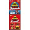 FUN IMAGINATION LZ8252 8252 non  VẠN XUÂN ĐÌNH bộ đồ chơi xếp lắp ráp ghép mô hình Buildings WANCHUN PAVILION 4041 khối
