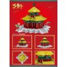 FUN IMAGINATION LZ8252 8252 non  VẠN XUÂN ĐÌNH bộ đồ chơi xếp lắp ráp ghép mô hình Buildings WANCHUN PAVILION 4041 khối