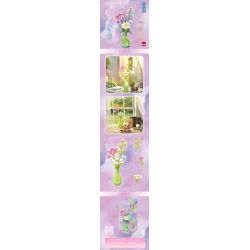 ZHEGAO 622006 non  NHỊP TIM LÃNG MẠN bộ đồ chơi xếp lắp ráp ghép mô hình Flowers BOUGHT Hoa 229 khối
