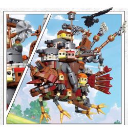 SUPER 18K K138 non  LÂU ĐÀI DI CHUYỂN CỦA HOWL bộ đồ chơi xếp lắp ráp ghép mô hình Movie & Game Phim Và Trò Chơi