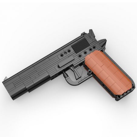 DOUBLEE CADA C81012 81012 non  SÚNG LỤC BÁN TỰ ĐỘNG KIRT M1911 45ACP bộ đồ chơi xếp lắp ráp ghép mô hình Gun 332 khối