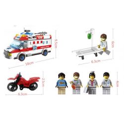 QMAN ENLIGHTEN KEEPPLEY 1118 non  XE CẤP CỨU NGƯỜI TAI NẠN MÔ TÔ bộ đồ chơi xếp lắp ráp ghép mô hình City EMERGENCY TREATMENT Thành Phố 328 khối QMAN ENLIGHTEN KEEPPLEY 1118 non  XE CẤP CỨU NGƯỜI TAI NẠN MÔ TÔ bộ đồ chơi xếp lắp ráp ghép mô hình City EMERGENCY TREATMENT Thành Phố 328 khối