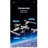 CAYI 3028 non  TRẠM VŨ TRỤ THIÊN CUNG bộ đồ chơi xếp lắp ráp ghép mô hình Space SPACE STATION Thám Hiểm Không Gian 1022 khối