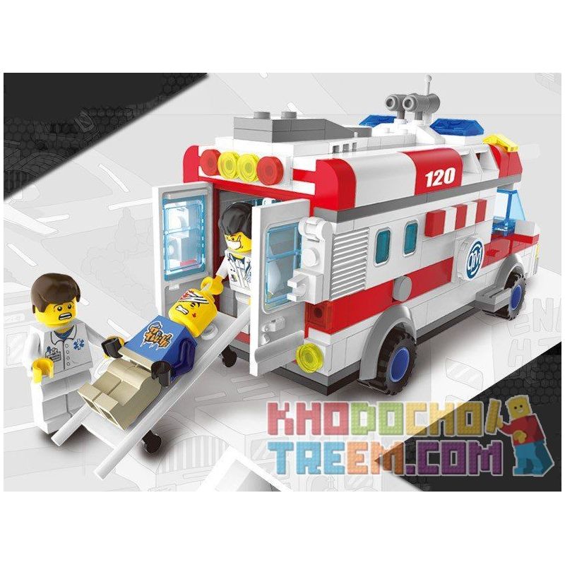 QMAN ENLIGHTEN KEEPPLEY 1118 non  XE CẤP CỨU NGƯỜI TAI NẠN MÔ TÔ bộ đồ chơi xếp lắp ráp ghép mô hình City EMERGENCY TREATMENT Thành Phố 328 khối QMAN ENLIGHTEN KEEPPLEY 1118 non  XE CẤP CỨU NGƯỜI TAI NẠN MÔ TÔ bộ đồ chơi xếp lắp ráp ghép mô hình City EMERGENCY TREATMENT Thành Phố 328 khối