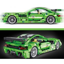 TA GAOLE T3028 3028 non  XE LÙI MERCEDES BENZ AMG GT bộ đồ chơi xếp lắp ráp ghép mô hình  MERCEDES AMG GT Kỹ Thuật Công Nghệ Cao Mô Hình Phương Tiện 589 khối