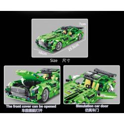 TA GAOLE T3028 3028 non  XE LÙI MERCEDES BENZ AMG GT bộ đồ chơi xếp lắp ráp ghép mô hình  MERCEDES AMG GT Kỹ Thuật Công Nghệ Cao Mô Hình Phương Tiện 589 khối