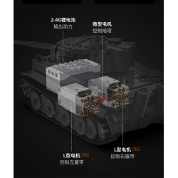 DOUBLEE CADA C61071 61071 non  TIGER TANK 1:35. tỷ lệ 1:35 bộ đồ chơi xếp lắp ráp ghép mô hình Military Army SD.KFZ. 181 TIGER TANK Quân Sự Bộ Đội 925 khối