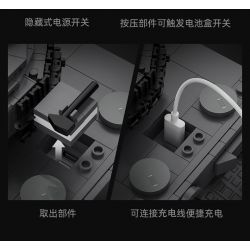 DOUBLEE CADA C61071 61071 non  TIGER TANK 1:35. tỷ lệ 1:35 bộ đồ chơi xếp lắp ráp ghép mô hình Military Army SD.KFZ. 181 TIGER TANK Quân Sự Bộ Đội 925 khối