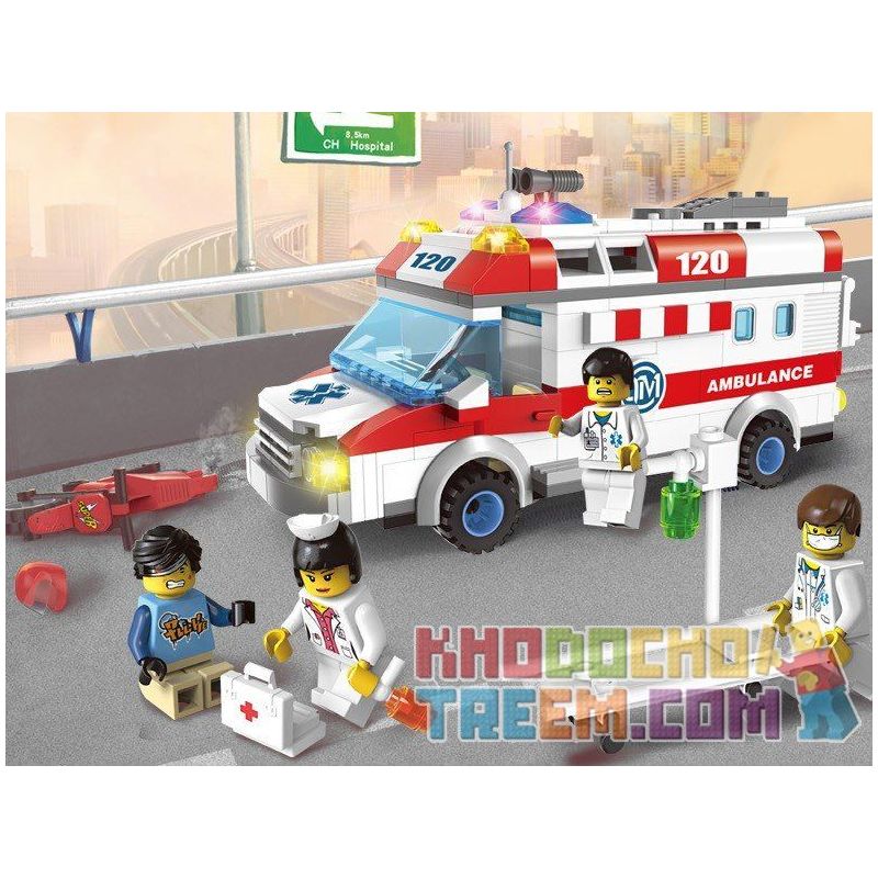 QMAN ENLIGHTEN KEEPPLEY 1118 non  XE CẤP CỨU NGƯỜI TAI NẠN MÔ TÔ bộ đồ chơi xếp lắp ráp ghép mô hình City EMERGENCY TREATMENT Thành Phố 328 khối QMAN ENLIGHTEN KEEPPLEY 1118 non  XE CẤP CỨU NGƯỜI TAI NẠN MÔ TÔ bộ đồ chơi xếp lắp ráp ghép mô hình City EMERGENCY TREATMENT Thành Phố 328 khối