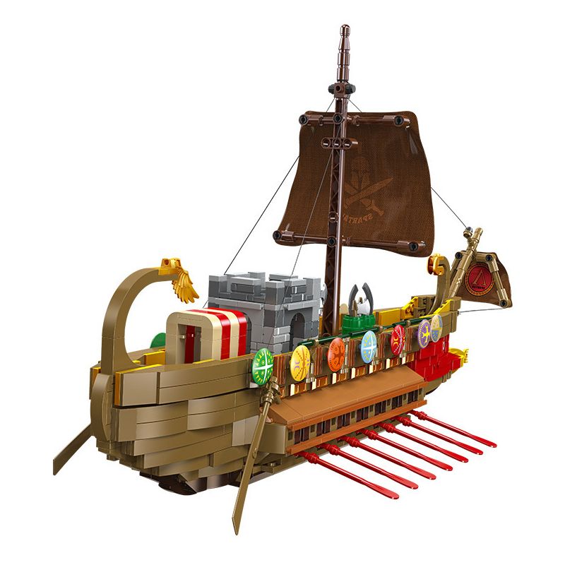 JIESTAR 58002 non Lego TÀU CHIẾN SPARTAN bộ đồ chơi xếp lắp ráp ghép mô hình Creator Expert SPARTAN SHIP Chuyên Gia Sáng Tạo 1033 khối