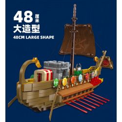 JIESTAR 58002 non  TÀU CHIẾN SPARTAN bộ đồ chơi xếp lắp ráp ghép mô hình Creator Expert SPARTAN SHIP Chuyên Gia Sáng Tạo 1033 khối