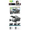 CAYI 1578 non  XE ĐẠP LEO NÚI bộ đồ chơi xếp lắp ráp ghép mô hình Swat Special Force CLIMBING CAR Đặc Nhiệm 516 khối