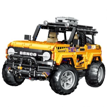 MOYU BLOCK MY88005 88005 non  NGỰA HOANG TOUGH GUY OFF-ROAD SUV 1 8 tỷ lệ 1:8 bộ đồ chơi xếp lắp ráp ghép mô hình  Kỹ Thuật Công Nghệ Cao Mô Hình Phương Tiện 2507 khối