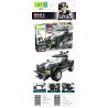 CAYI 1573 non  CẢNH SÁT ĐÓN bộ đồ chơi xếp lắp ráp ghép mô hình Swat Special Force POLICE PICKUP Đặc Nhiệm 190 khối
