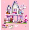 GUDI 30003 non  NGÔI NHÀ KẸO NGỌT NGÀO bộ đồ chơi xếp lắp ráp ghép mô hình PRINCESS CANDY SWEETHEART HOUSE 449 khối
