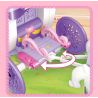 GUDI 30002 non  XE SỮA LẮC HOÀNG GIA bộ đồ chơi xếp lắp ráp ghép mô hình PRINCESS CANDY ROYAL MILKSHAKE CARRIAGE 326 khối