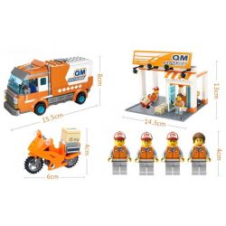 QMAN ENLIGHTEN KEEPPLEY 1119 non  Ô TÔ CHUYỂN PHÁT NHANH bộ đồ chơi xếp lắp ráp ghép mô hình City ENLIGHTEN EXPRESS Thành Phố 337 khối QMAN ENLIGHTEN KEEPPLEY 1119 non  Ô TÔ CHUYỂN PHÁT NHANH bộ đồ chơi xếp lắp ráp ghép mô hình City ENLIGHTEN EXPRESS Thành Phố 337 khối