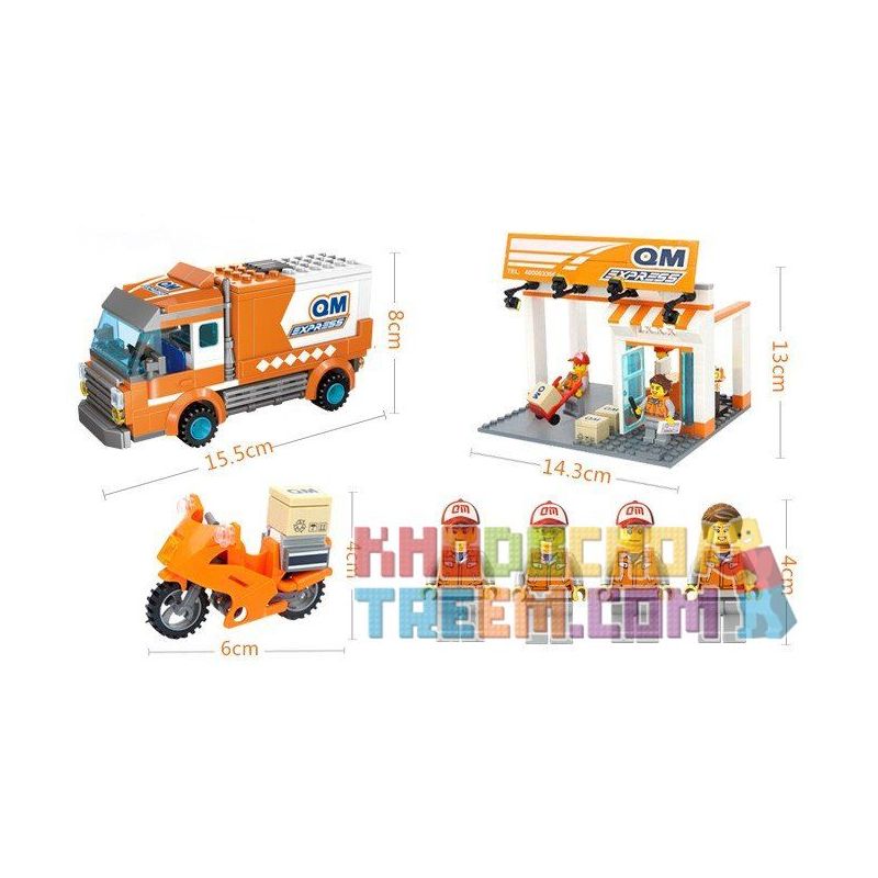 QMAN ENLIGHTEN KEEPPLEY 1119 non  Ô TÔ CHUYỂN PHÁT NHANH bộ đồ chơi xếp lắp ráp ghép mô hình City ENLIGHTEN EXPRESS Thành Phố 337 khối QMAN ENLIGHTEN KEEPPLEY 1119 non  Ô TÔ CHUYỂN PHÁT NHANH bộ đồ chơi xếp lắp ráp ghép mô hình City ENLIGHTEN EXPRESS Thành Phố 337 khối