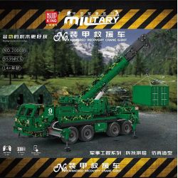 MouldKing 20009 Mould King 20009 non  XE THU HỒI BỌC THÉP bộ đồ chơi xếp lắp ráp ghép mô hình  ARMORED RECOVERY CRANE G-BKF Kỹ Thuật Công Nghệ Cao Mô Hình Phương Tiện 5539 khối