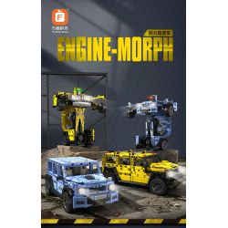 FORANGE FC9120 9120 non  ĐIỀU KHIỂN TỪ XA BIẾN HÌNH XE ĐỊA MÀU VÀNG bộ đồ chơi xếp lắp ráp ghép mô hình  Kỹ Thuật Công Nghệ Cao Mô Hình Phương Tiện 1010 khối