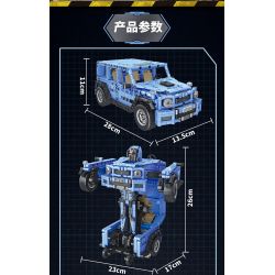 FORANGE FC9120 9120 non  ĐIỀU KHIỂN TỪ XA BIẾN HÌNH XE ĐỊA MÀU VÀNG bộ đồ chơi xếp lắp ráp ghép mô hình  Kỹ Thuật Công Nghệ Cao Mô Hình Phương Tiện 1010 khối