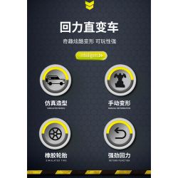 FORANGE FC9120 9120 non  ĐIỀU KHIỂN TỪ XA BIẾN HÌNH XE ĐỊA MÀU VÀNG bộ đồ chơi xếp lắp ráp ghép mô hình  Kỹ Thuật Công Nghệ Cao Mô Hình Phương Tiện 1010 khối