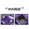 EXTRAORDINARY F10003 10003 non  CƠN BÃO TÍM 993 tỷ lệ 1:10 bộ đồ chơi xếp lắp ráp ghép mô hình  PURPLE STORM ROTANA Kỹ Thuật Công Nghệ Cao Mô Hình Phương Tiện 2088 khối