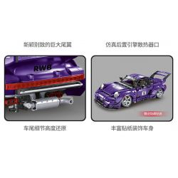 EXTRAORDINARY F10003 10003 non  CƠN BÃO TÍM 993 tỷ lệ 1:10 bộ đồ chơi xếp lắp ráp ghép mô hình  PURPLE STORM ROTANA Kỹ Thuật Công Nghệ Cao Mô Hình Phương Tiện 2088 khối
