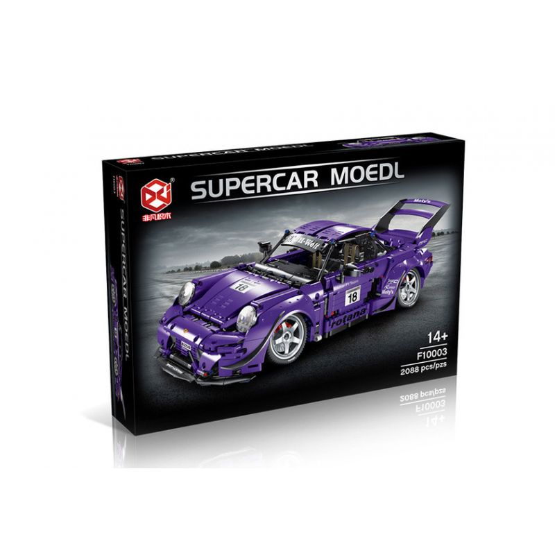EXTRAORDINARY F10003 10003 non  CƠN BÃO TÍM 993 tỷ lệ 1:10 bộ đồ chơi xếp lắp ráp ghép mô hình  PURPLE STORM ROTANA Kỹ Thuật Công Nghệ Cao Mô Hình Phương Tiện 2088 khối