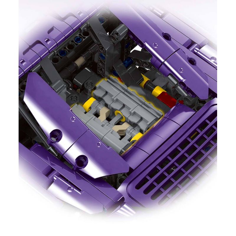 EXTRAORDINARY F10003 10003 non  CƠN BÃO TÍM 993 tỷ lệ 1:10 bộ đồ chơi xếp lắp ráp ghép mô hình  PURPLE STORM ROTANA Kỹ Thuật Công Nghệ Cao Mô Hình Phương Tiện 2088 khối