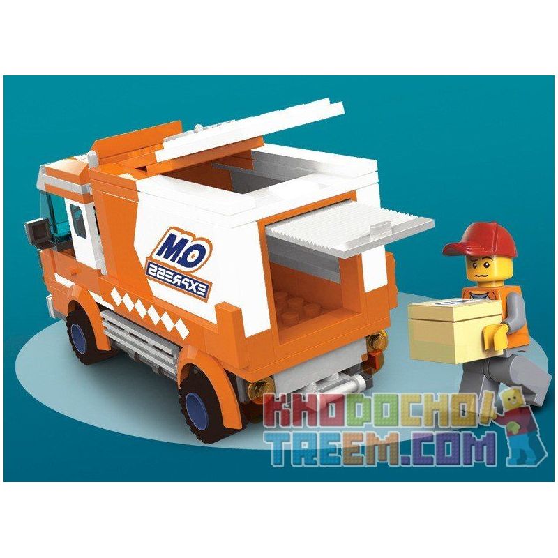 QMAN ENLIGHTEN KEEPPLEY 1119 non  Ô TÔ CHUYỂN PHÁT NHANH bộ đồ chơi xếp lắp ráp ghép mô hình City ENLIGHTEN EXPRESS Thành Phố 337 khối QMAN ENLIGHTEN KEEPPLEY 1119 non  Ô TÔ CHUYỂN PHÁT NHANH bộ đồ chơi xếp lắp ráp ghép mô hình City ENLIGHTEN EXPRESS Thành Phố 337 khối