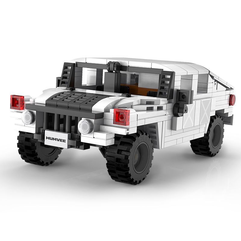 DOUBLEE CADA C55022 55022 non Lego XE HUMMER OFF-ROAD 1:24 tỷ lệ 1:24 bộ đồ chơi xếp lắp ráp ghép mô hình Racers HUMVEE Đua Tốc Độ 328 khối