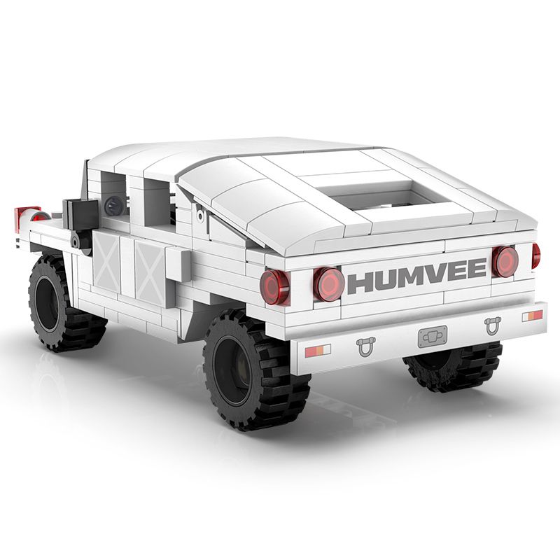 DOUBLEE CADA C55022 55022 non  XE HUMMER OFF-ROAD 1:24 tỷ lệ 1:24 bộ đồ chơi xếp lắp ráp ghép mô hình Racers HUMVEE Đua Tốc Độ 328 khối