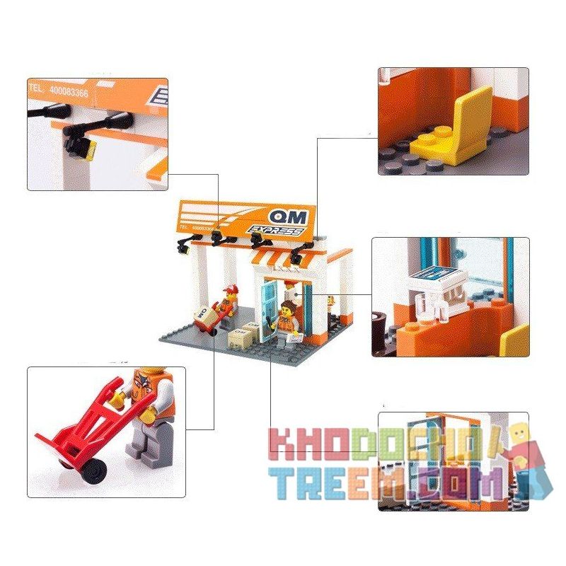 QMAN ENLIGHTEN KEEPPLEY 1119 non  Ô TÔ CHUYỂN PHÁT NHANH bộ đồ chơi xếp lắp ráp ghép mô hình City ENLIGHTEN EXPRESS Thành Phố 337 khối QMAN ENLIGHTEN KEEPPLEY 1119 non  Ô TÔ CHUYỂN PHÁT NHANH bộ đồ chơi xếp lắp ráp ghép mô hình City ENLIGHTEN EXPRESS Thành Phố 337 khối