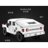 DOUBLEE CADA C55022 55022 non  XE HUMMER OFF-ROAD 1:24 tỷ lệ 1:24 bộ đồ chơi xếp lắp ráp ghép mô hình Racers HUMVEE Đua Tốc Độ 328 khối