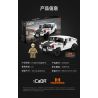 DOUBLEE CADA C55022 55022 non  XE HUMMER OFF-ROAD 1:24 tỷ lệ 1:24 bộ đồ chơi xếp lắp ráp ghép mô hình Racers HUMVEE Đua Tốc Độ 328 khối